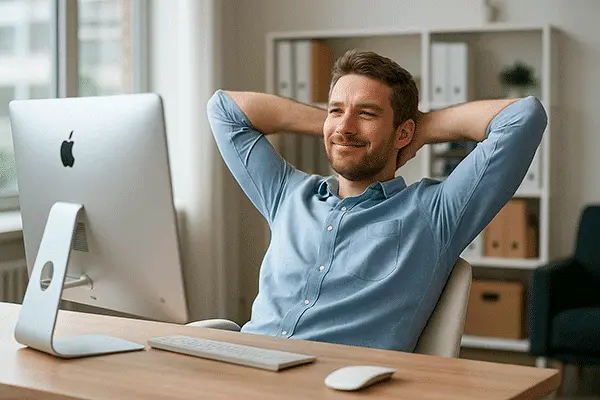 Emprendedor tranquilo